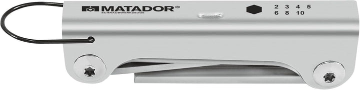 MATADOR Winkelschraubendreher, kurz, Metall, Sechskant, 2-10 mm, 0440 9070 2 - 10 MM, 2 - 10 MM