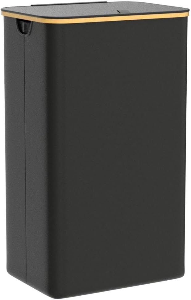 iEGrow 110L Wäschekorb mit Deckel, Grosser Wäschesammler mit herausnehmbarem und waschbarem Innentas