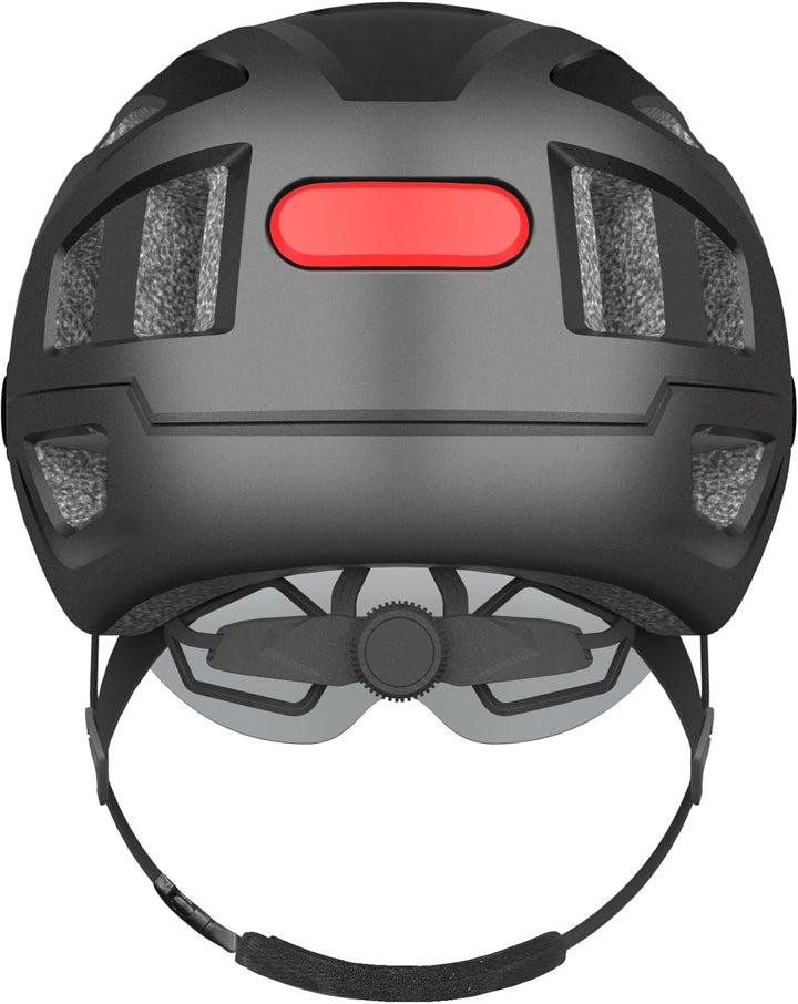 Fahrradhelm Herren, Damen Helm mit Magnetischem Visier Abnehmbarer Sonnenschutzkappe und Grössenvers