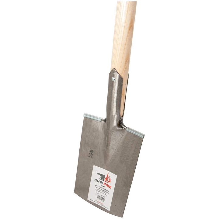 SHW-FIRE Gärtnerspaten Eschenstiel 93cm, Damenspaten, leicht und stabil - T-Griff Abgerundet, Abgeru