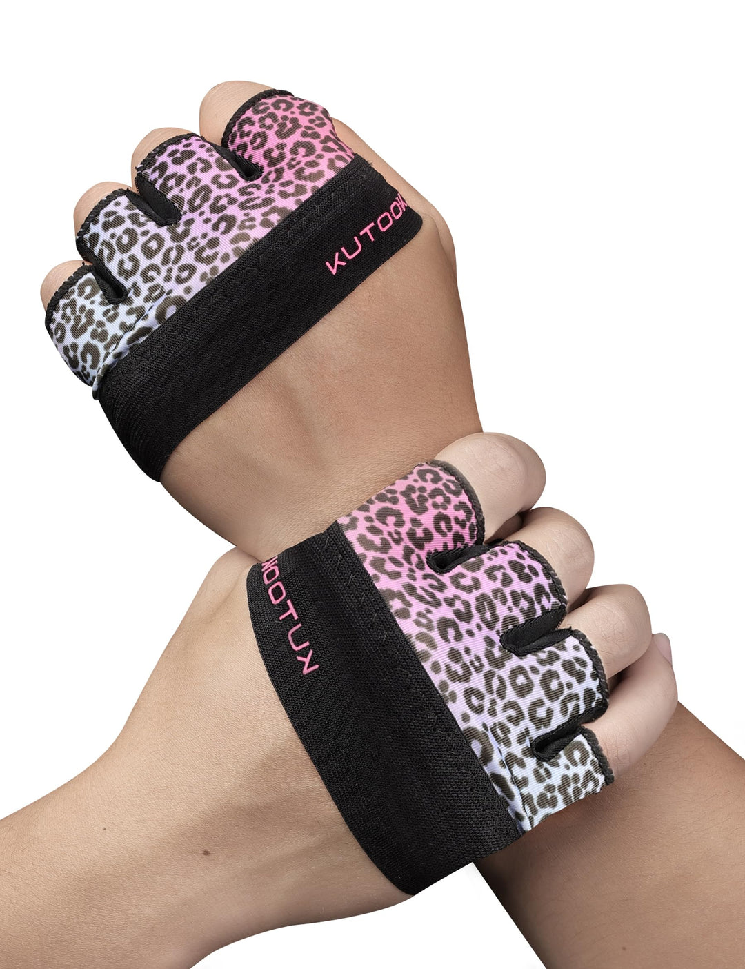KUTOOK Mini Fitnesshandschuhe Herren/Damen 3mm XRD Gepolstert rutschfeste Halb Handschuhe für Gym Pu