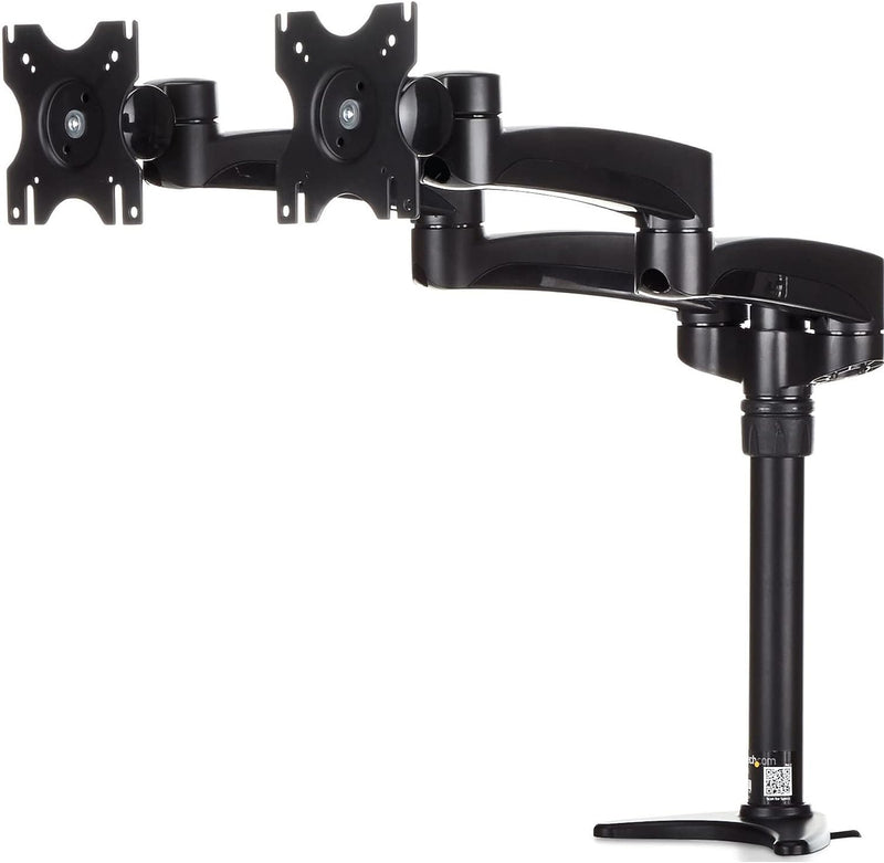 StarTech.com Dual Monitorhalterung mit verstellbaren Armen - Monitor Tischhalterung (12 bis 24") höh