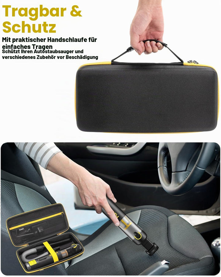 RAIACE Autostaubsauger-Etui, Hartschalen-Reiseetui, kompatibel mit Fanttik V8 Apex/Slim V8 Mate/ V10