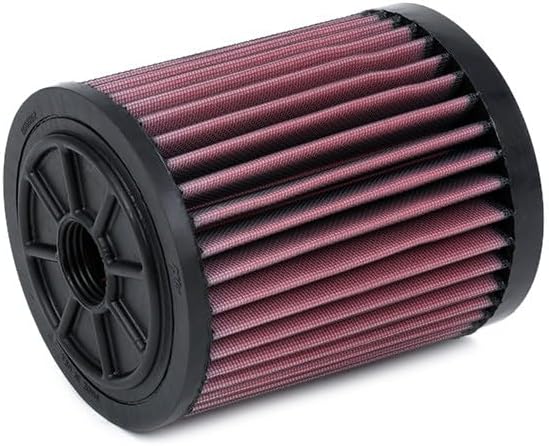 K&N E-1983 Waschbarer und wiederverwendbarer KFZ Tauschluftfilter, Rot