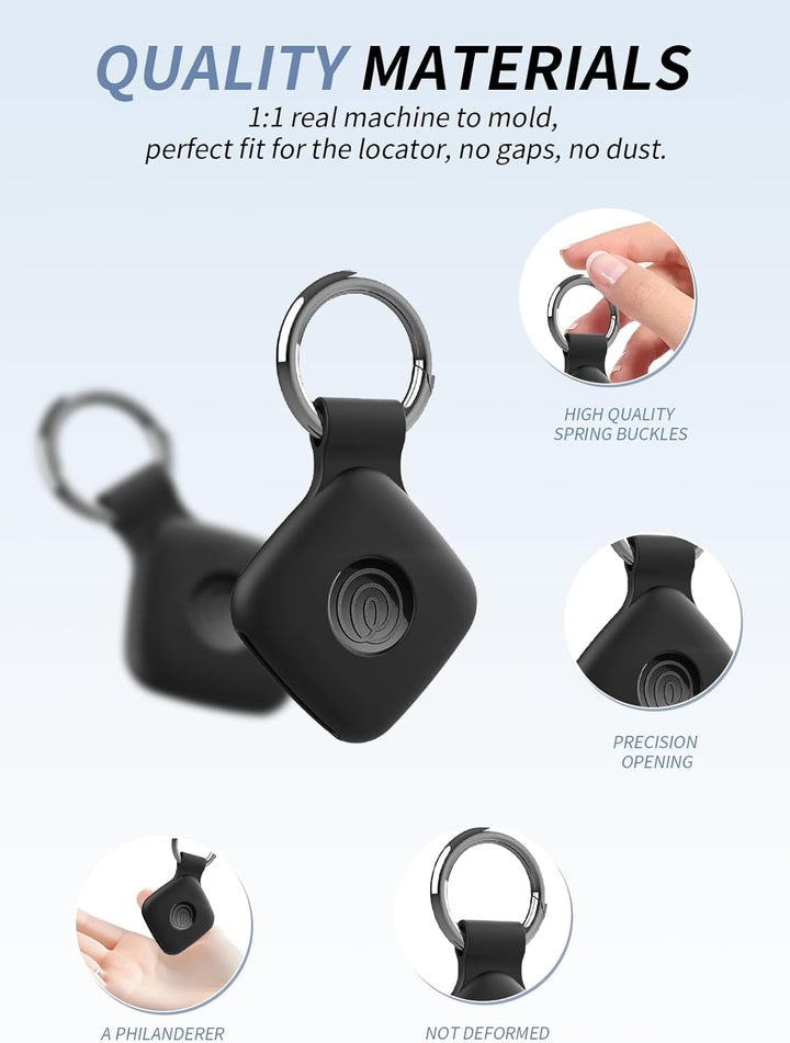 4 Stück Schutzhülle für Tile by Life360 Mate - Tracker hülle, Wasserdicht. Langlebig, Leichtgewichti