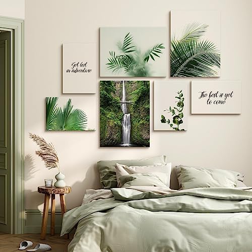 Muralo - Wandbilder Set - Leinwand Bilder Set Aufhängefertig - Bilder für Wohnzimmer Schlafzimmer -