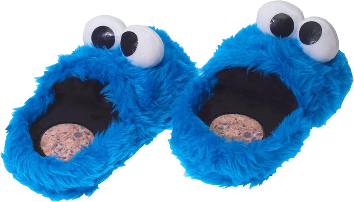 Sesamstrasse Hausschuhe Grösse M 38-40 Krümelmonster 3D Slipper Cookie Monster Schuhe Shoes