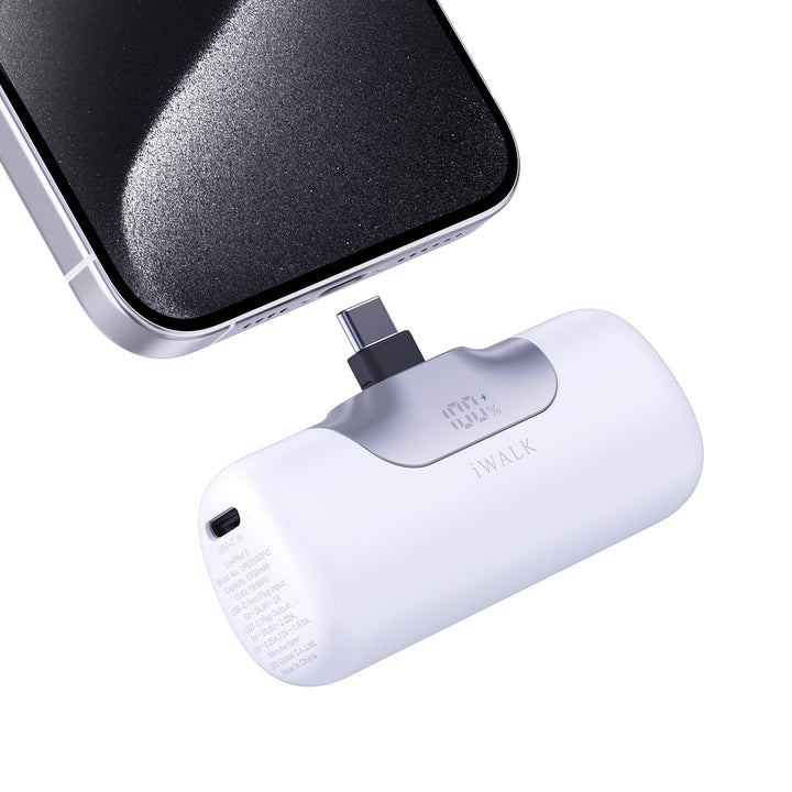 iWALK Powerbank 5500mAh Mini USB C Power Bank 22.5W Fast Charging Powerbank Klein Leicht Kompakte Ex