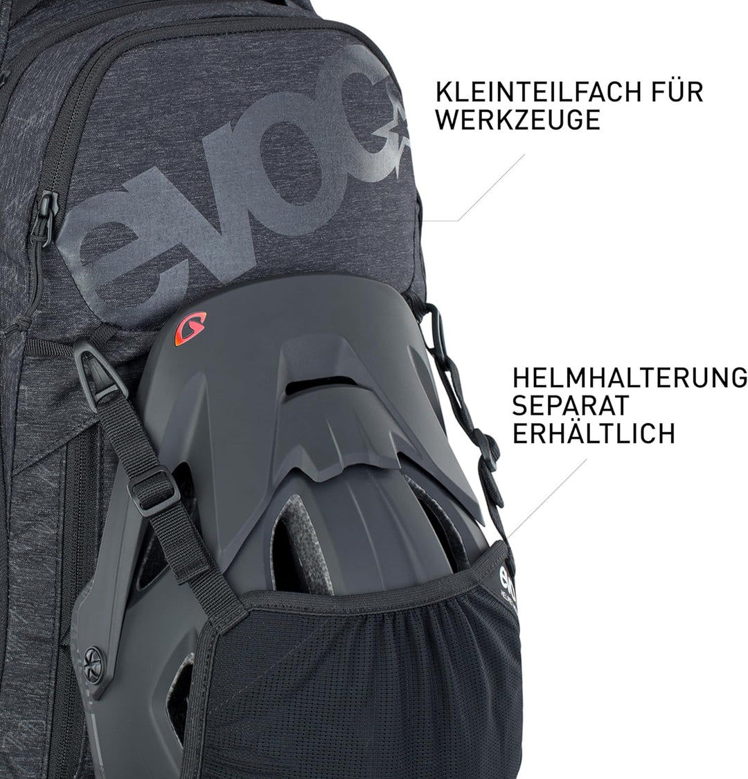 EVOC TRAIL PRO Protektor Rucksack für Trailriding & Renneinsätze (10l, 16l oder 26l, Grössen: S/M &
