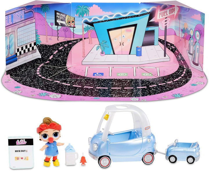L.O.L. Surprise! 564928E7C Furniture - Puppenmöbel und Sammelfigur mit Zubehör Road-Trip mit Can Do