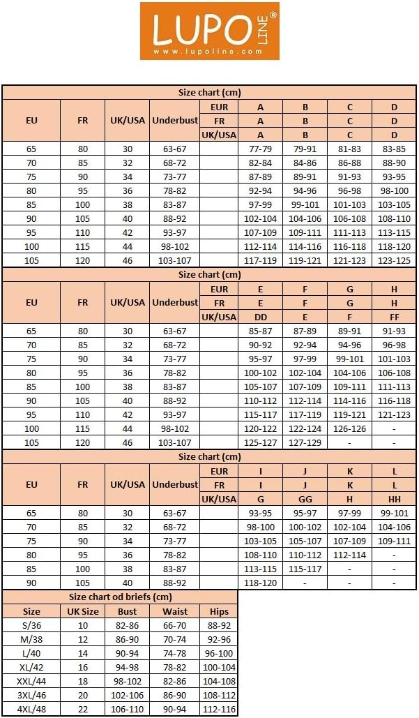 Lupoline Dame Soft BH Bralette Bügel Spitze Weiche Schalen Geblümt Elegant 149 65C Schwarz, 65C Schw