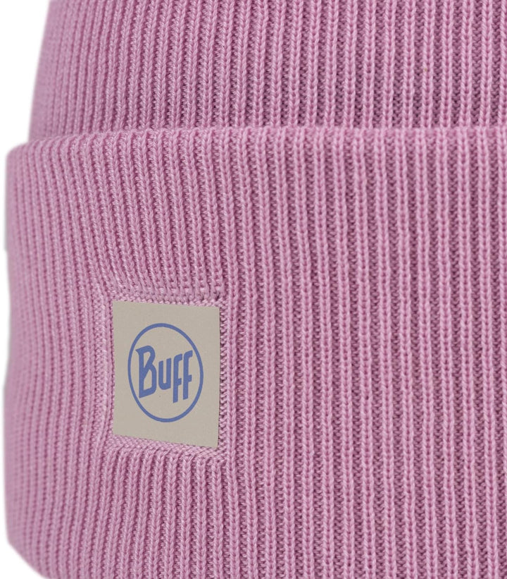 BUFF Unisex Hat Crossknit Beanie, Camelia Pink