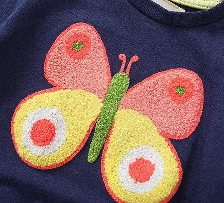 Mädchen Sweatshirt für Kinder Süss Cartoon Pullover Baumwolle Top Langarm T-Shirt Grösse 1-12 Jahre