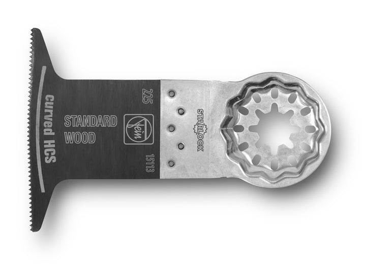 Fein 63502225240 E-Cut Standard-Sägeblatt curved Bi-Metall-Verzahnung für Holz, Gipskarton und Kunst