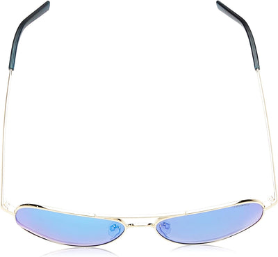 Polaroid Unisex-Erwachsene PLD 6012/N Jy J5G 56 Sonnenbrille, Gold (Gold/Grey Bl)