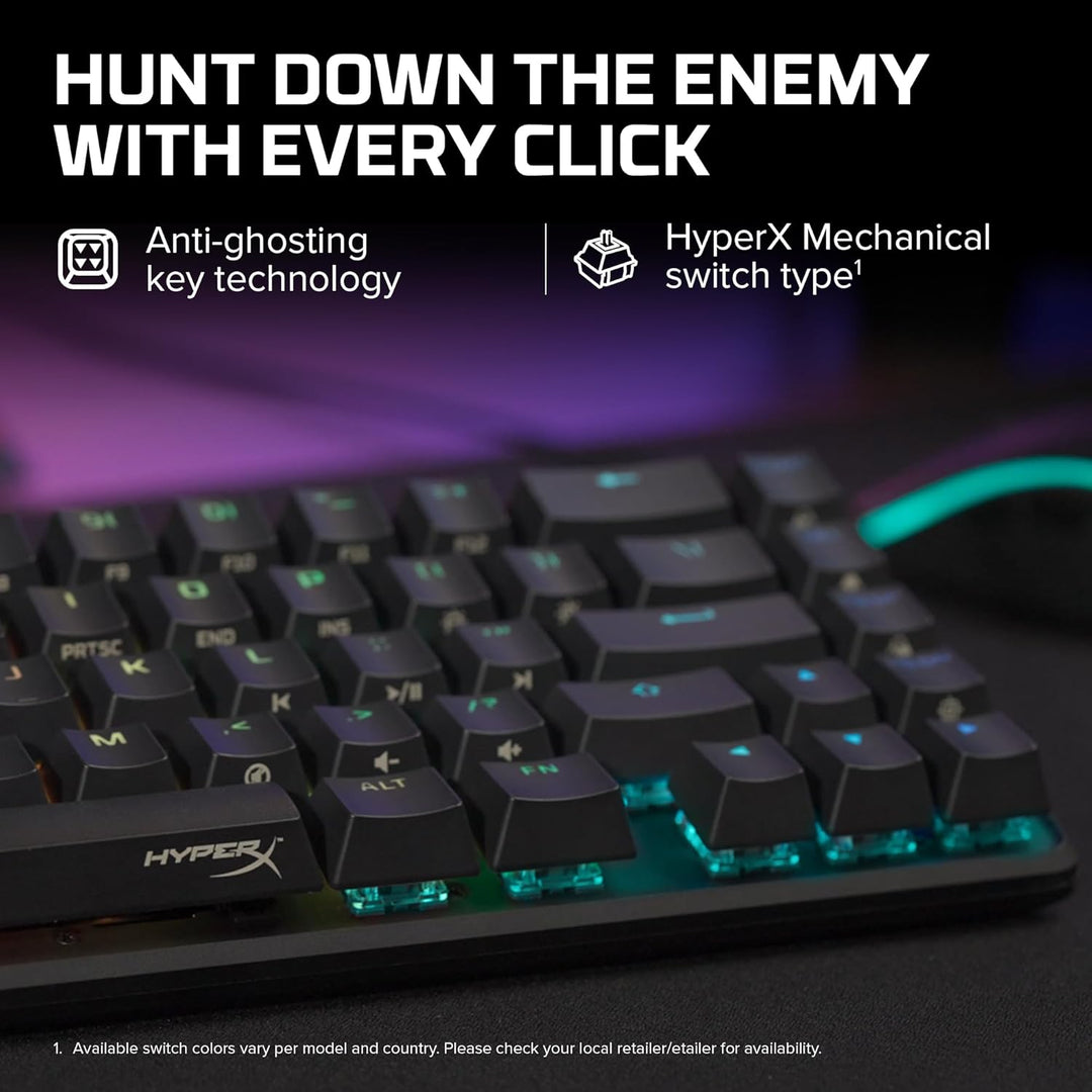 HyperX Alloy Origins 65 – Mechanische Gaming-Tastatur - Ultrakompakter 60% Formfaktor - HyperX Red A