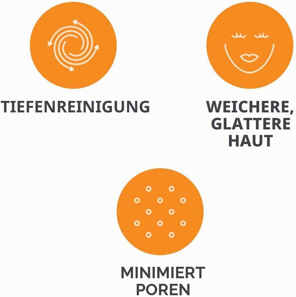 Clarisonic Deep Pore Gesichtsreinigungsbürstenkopf, kompatibel mit Mia 1, Mia 2, Mia Fit, Alpha Fit,