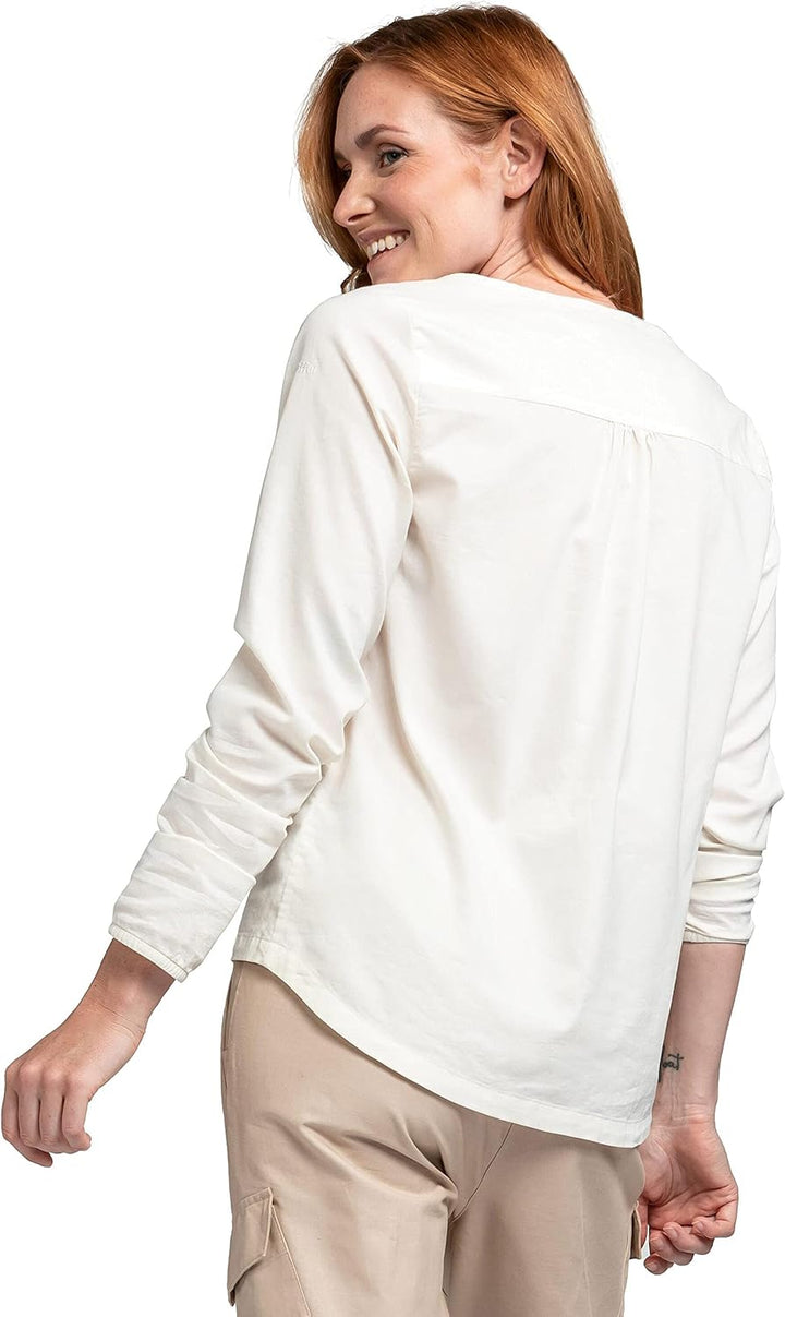 Schöffel Damen Catania Bluse Outdoorbluse Hemd 38 Whisper White, 38 Whisper White