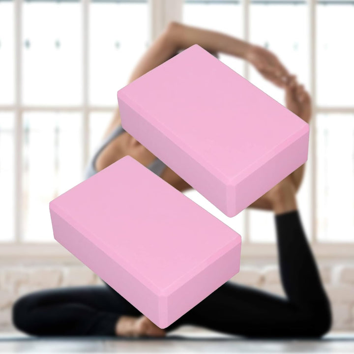 Yoga Block 2er Set, für Pilates Training, Hochwertige Blöcke, Yoga Klotz perfekt, Pilates Meditiatio