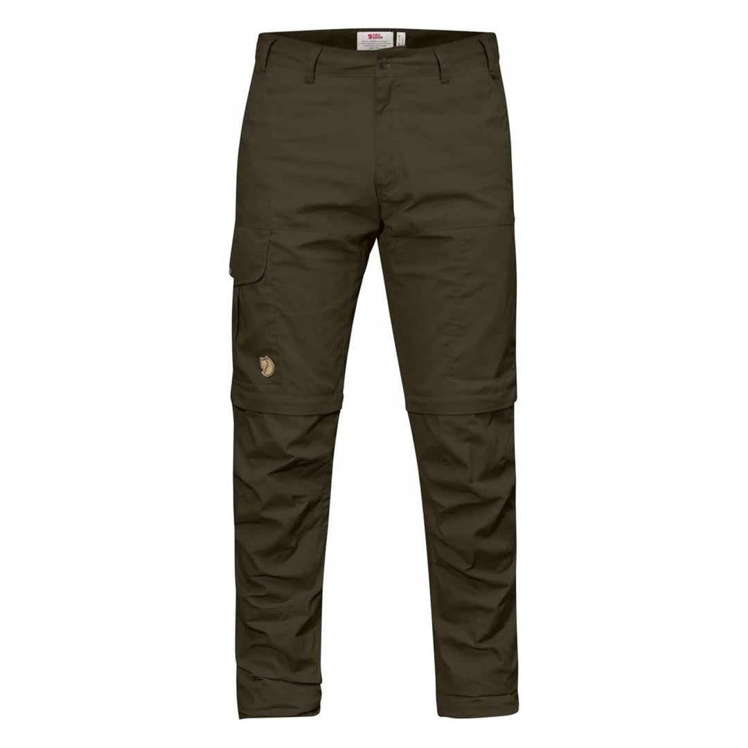 Fjällräven Herren Outdoor-Hose Karl Pro Zip-Off, Dark Olive, 48, F81463-633