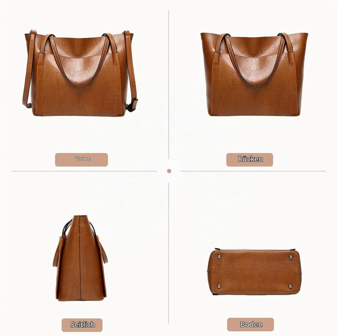 NICOLE&amp;DORIS Neue Handtaschen für Frauen Tote Handtaschen Damen Chic Umhängetaschen grosse Kapazität