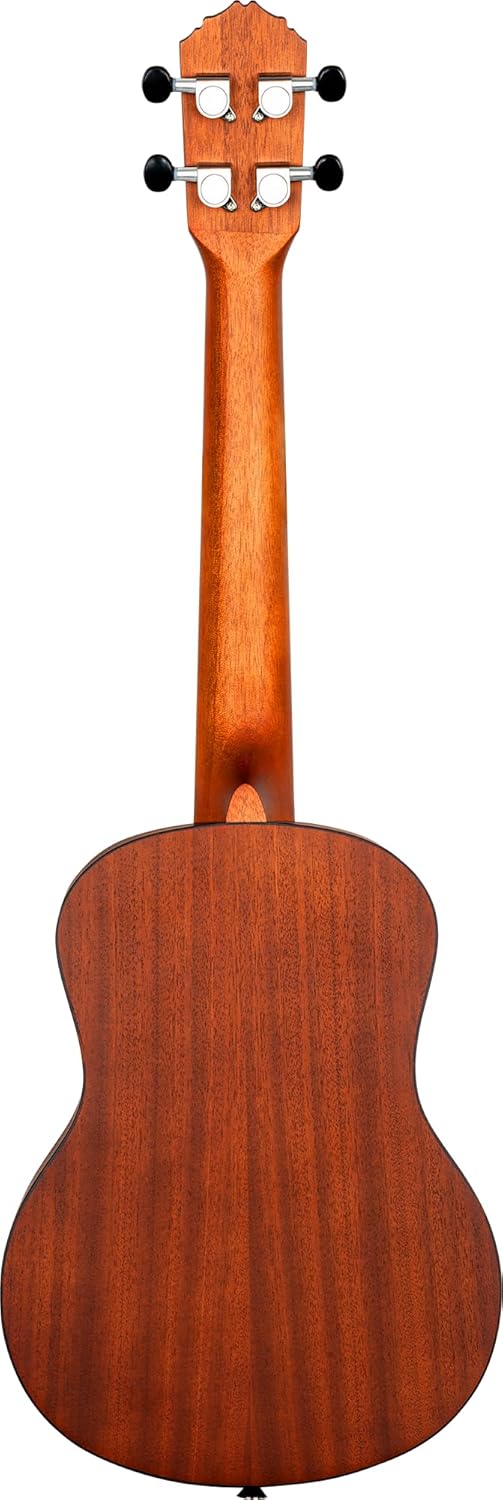 Ortega Guitars Tenor Ukulele akustisch - Bonfire Series - Fichtendecke mit lasergaviertem Motiv (RU5