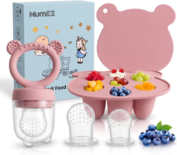 Fruchtsauger Baby – Praktisches Futterset für Babynahrung, Einfaches Selbstfütterungsset für unterwe