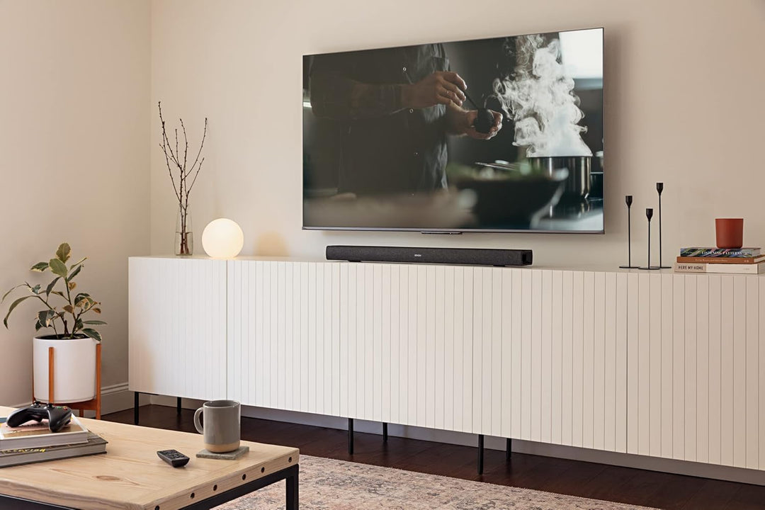 Denon DHT-S217 2.1 Soundbar mit Dolby Atmos, integrierten Subwoofer, Bluetooth, 4K UHD, und HDMI ARC