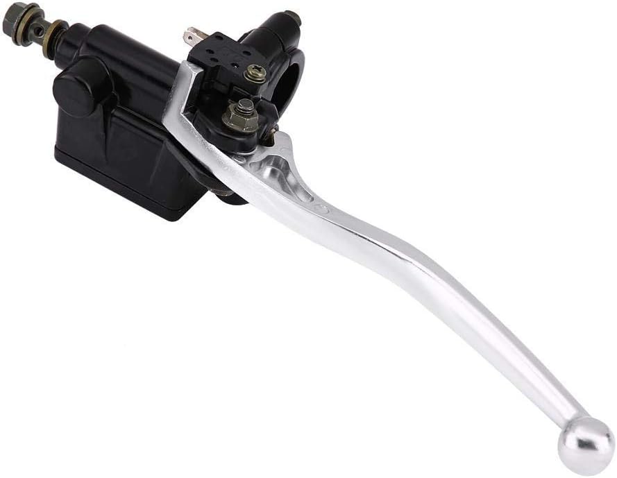 Terisass Hauptbremszylinder vorne,7/8 "22mm Motorrad Bremshebel Pumpe Motorrad Aluminiumlegierung Vo