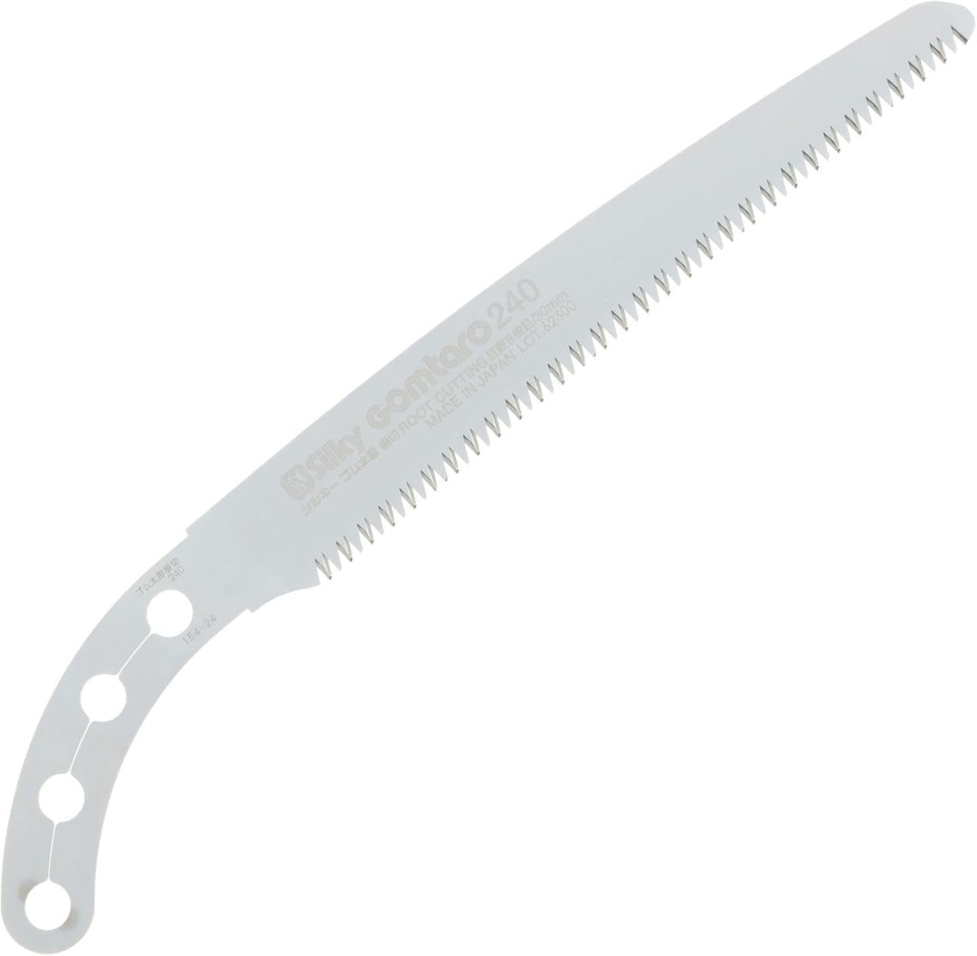 Silky Ersatzblatt für Silky Säge Gomtaro Wurzel 240mm, doppelt gehärtetes Blatt mit grober Verzahnun