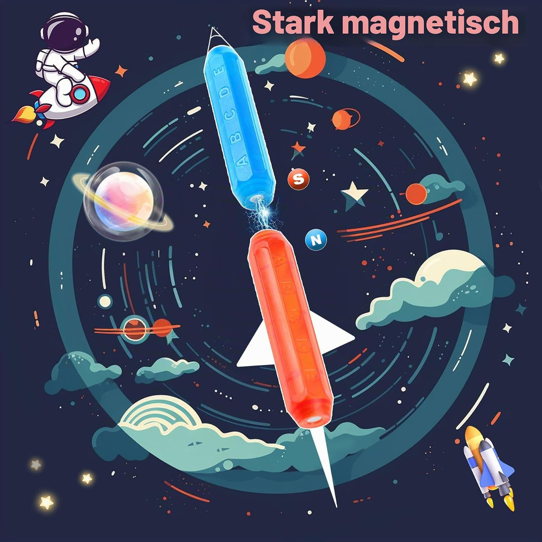SVYHUOK Magnetische Bausteine 52 Stück Magnete Kinder, Magnetic Bauklötze Baukasten Spielzeug, Kreat