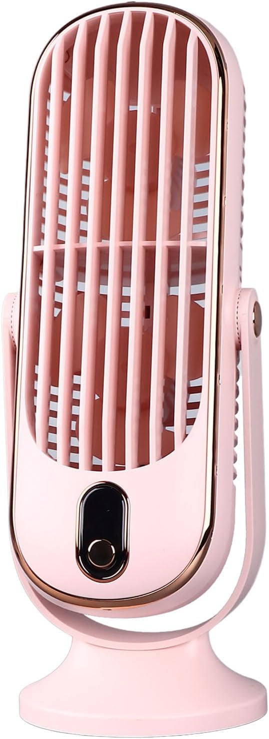 Leiser 5-Gang-USB-Tower-Tischventilator mit 1800 MAh und Hohem Wirkungsgrad. Energieeffizient, Geräu