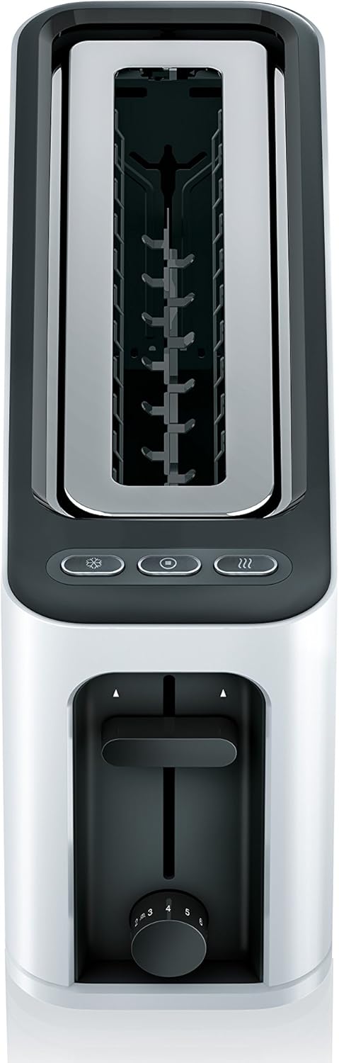 Braun Household HT 3110 WH Toaster | Langschlitz | Extrabreite Toastkammer | Herausnehmbare Krümelsc