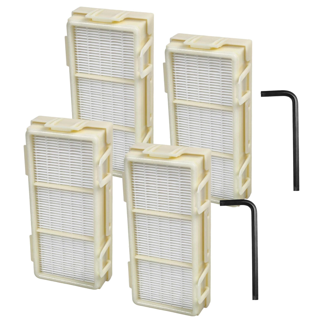 vhbw 4x HEPA Filter kompatibel mit Dyson Airblade V HU02 | AB12 Händetrockner - H13, Gelb