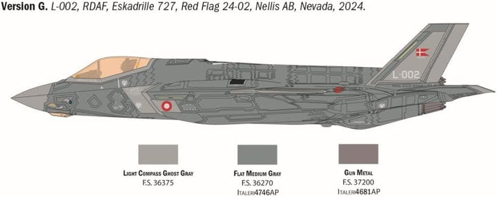 Italeri 2836 1:48 F-35A Lightning II (Beast Mode) - Modellbau, Bausatz, Standmodellbau, Basteln, Hob