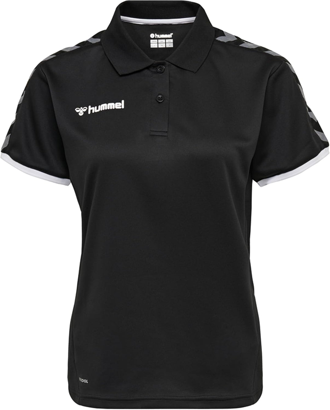 hummel Polo Hmlauthentic Multisport Damen Grösse XL Black/White, XL Black/White