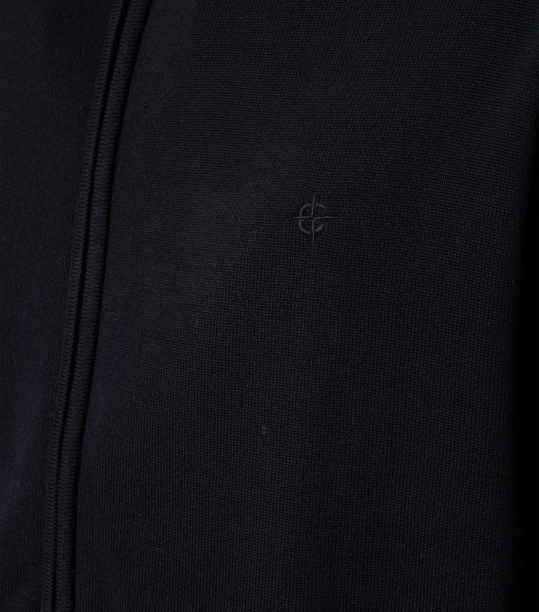 CASAMODA Herren Strickjacke, S Schwarz