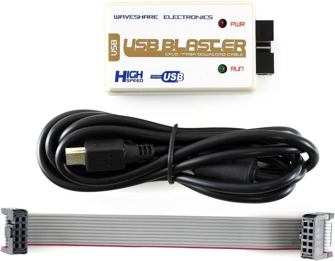 Waveshare USB Blaster V2 Download Cable, a High-Speed FT245+CPLD Solution, Compatible with USB Blast