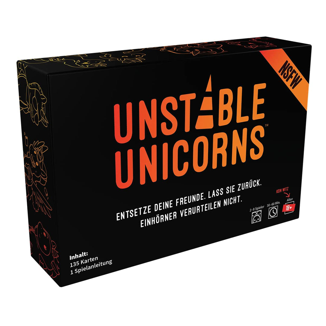 Unstable Games, Unstable Unicorns NSFW, Partyspiel, Kartenspiel, 2-8 Spieler, Ab 18+ Jahren, 30-60 M