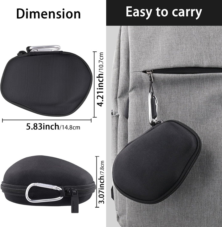 co2CREA Hart Schutz Hülle Etui Tasche für Logitech MX Master 4 /Master 3 /Master 3S Kabellose Maus,(
