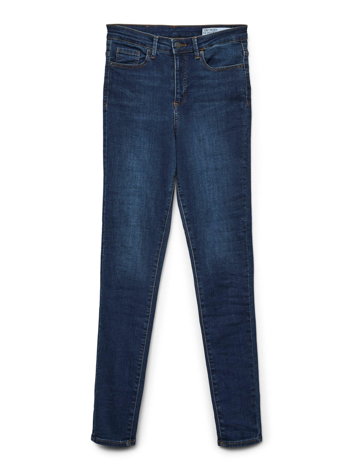 VERO MODA Female Skinny Jeans VMSOPHIA Hohe Taille Skinny Fit Jeans, Medium Blue Denim