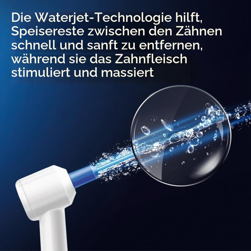 WaterFlosser Oral-B Wasserseide, entfernt bis zu 99,9% Plaque*, 5 Intensitätsstufen