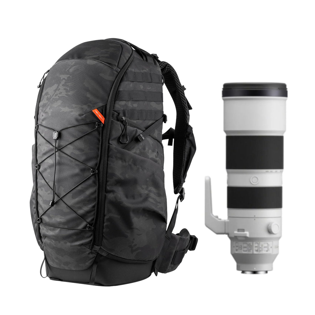 PGYTECH OnePro ST Supertele Kamerarucksack Für 600–1200mm Objektive,Schwarz | AerisFrame Tragesystem