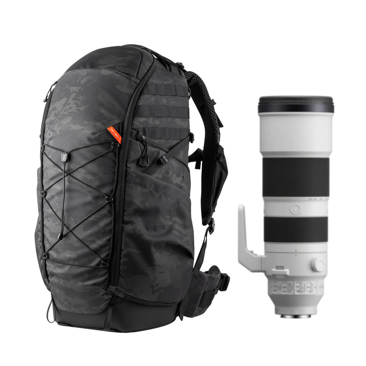 PGYTECH OnePro ST Supertele Kamerarucksack Für 600–1200mm Objektive,Schwarz | AerisFrame Tragesystem