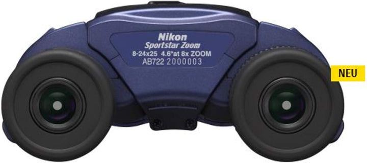 Nikon Sportstar Zoom 8-24x25 Zoom-Fernglas (8- bis 24-fach, 25mm Frontlinsendurchmesser) Weiss, Weis