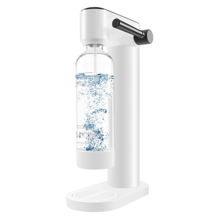 Wassersprudler Weiss inkl. 1 Liter Flasche, Stylisch und platzsparend, Höhe 42,3 cm 192, 192