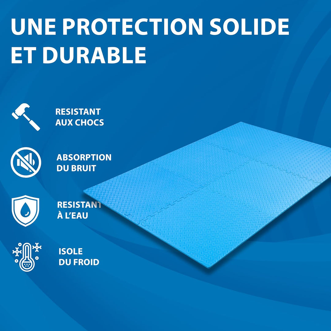 Fitem Premium & UMWELTFREUNDLICHE Eva-Schaumplatten - Puzzlematte - Bodenschutz - Sport - Pool - Cro
