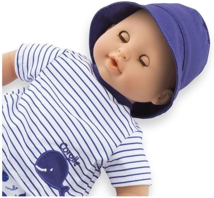 Corolle - Meine erste Puppe, Babybadezimmer, 30 cm, ab 18 Monaten, mit Badespielzeug Wal, 9000100670