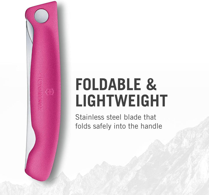 Victorinox, Swiss Classic, Profi Tomaten- und Tafelmesser, Extra Scharfe Klinge, Wellenschliff, 11 c