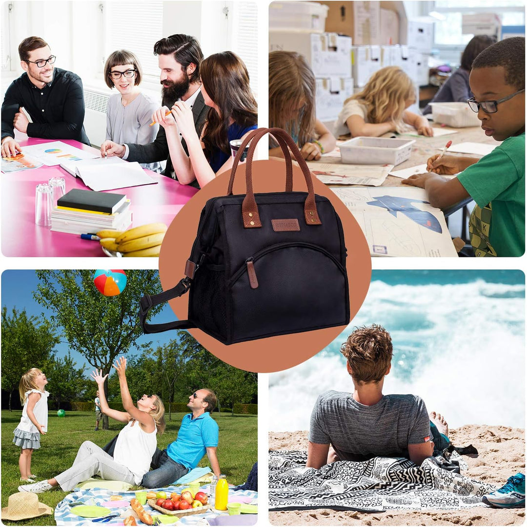 Kühltasche Picknicktasche, ANGGO Grosse Kapazität Kühlbox Lunchtasche Wasserdicht und Auslaufsicher,